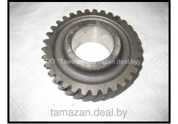 Шестерня 3-ей передачи промежуточного вала КПП 3206 под шпонку Шестерня 3-ей передачи промежуточного вала КПП 3206 под шпонку