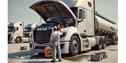 Замена масла в МАЗ: как проверить уровень и залить масло 