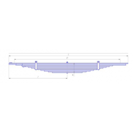 Рессора задняя МАЗ